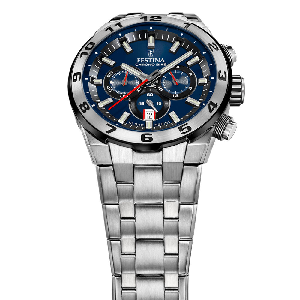 Montre Festina Chrono Bike Bleu - Montres &eacute;tanches Homme | Marc Orian