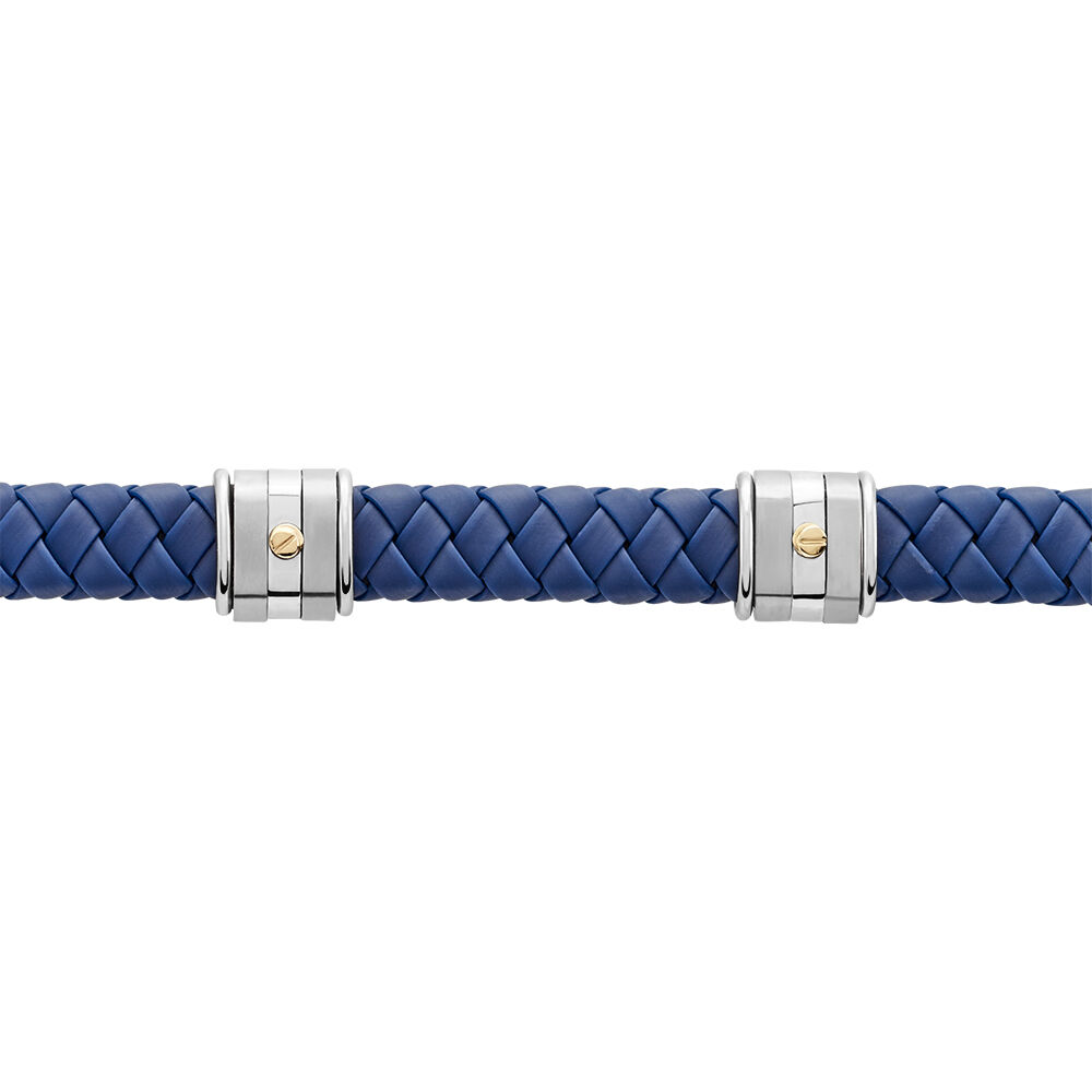Bracelet Jourdan Selimata Acier Bicolore - Bracelets Tressés Homme | Marc Orian