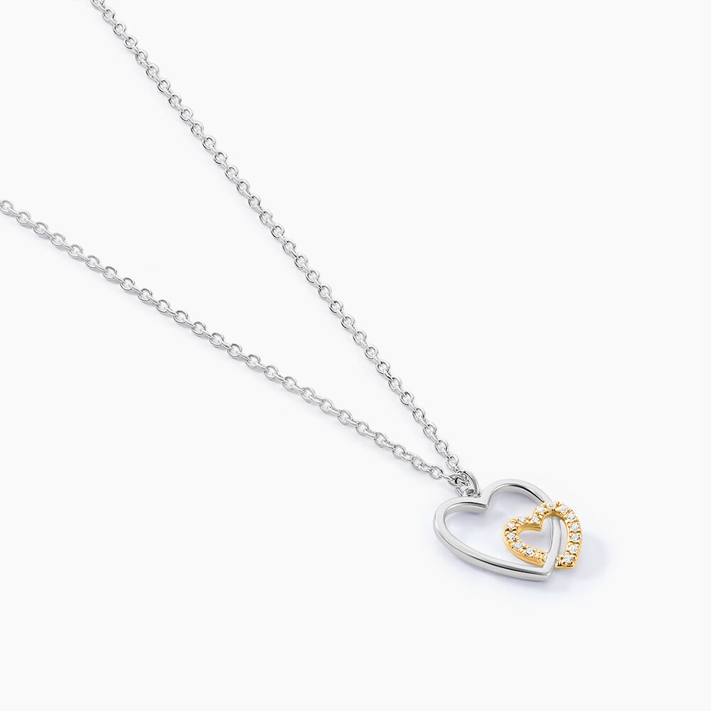 Collier Ticia Or Jaune Argent Blanc Oxyde De Zirconium - Colliers avec pierres Femme | Marc Orian