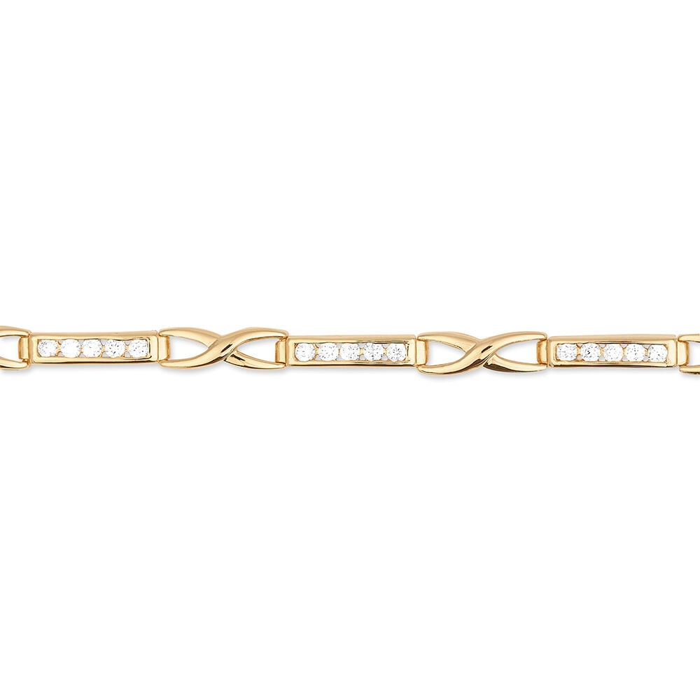 Bracelet Jonc Epiphanieae Plaqué Or Jaune Oxyde De Zirconium - Bracelets chaînes Femme | Marc Orian