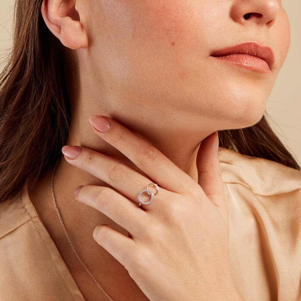 Bague Fei Or Jaune Oxyde De Zirconium -  Femme | Marc Orian