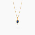 Collier Emotion Or Jaune Saphir Diamant - Colliers avec pierres Femme | Marc Orian