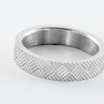 Bague Phebus Him Acier Blanc - Bijoux fantaisie Homme | Marc Orian