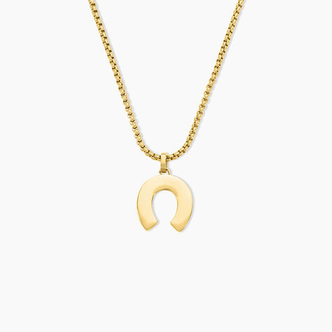 Collier Devy Acier Jaune - Nouveautés Homme | Marc Orian