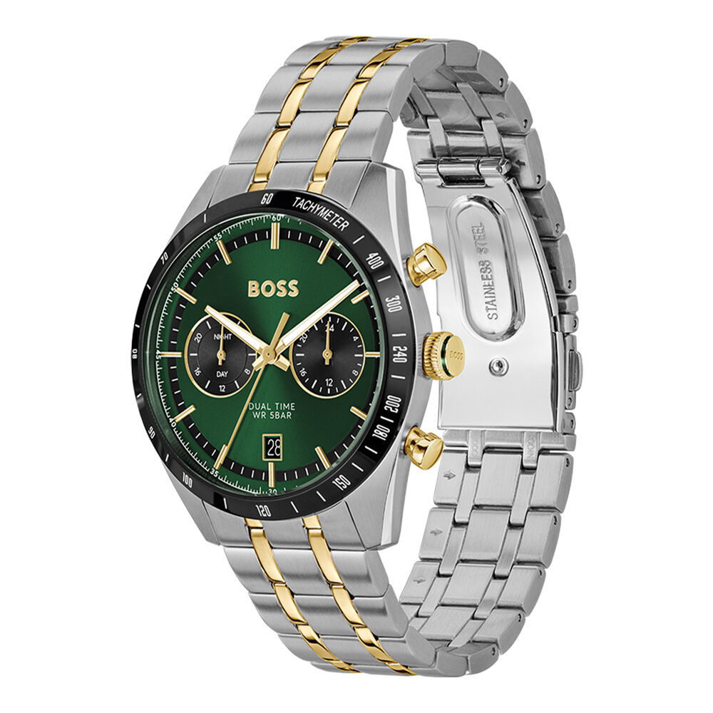 Montre Boss Tourmaster Vert - Montres &eacute;tanches Homme | Marc Orian