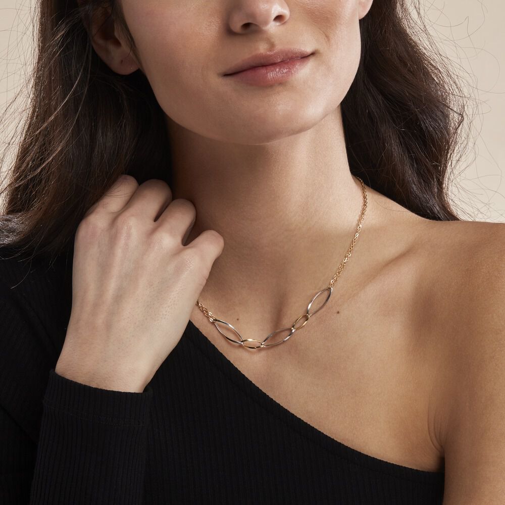 Collier Benedicte Or Bicolore - Colliers multirangs Femme | Marc Orian