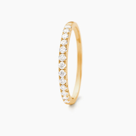Alliance Pristina Or Jaune Diamant - Alliances avec pierres Femme | Marc Orian