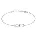 Bracelet Cherise Argent Blanc - Bracelets Anneaux Entrelaces Femme | Marc Orian