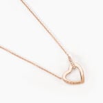 Collier Elanda Argent Rose Oxyde De Zirconium - Colliers avec pierres Femme | Marc Orian