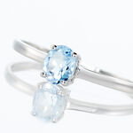 Bague Lily Or Blanc Topaze - Bagues pierres fines Femme | Marc Orian