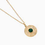 Collier Ilia Plaqu&eacute; Or Jaune Verre - Colliers avec pierres Femme | Marc Orian