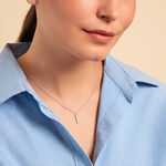 Collier Nikolia Argent Blanc Oxyde De Zirconium - Colliers avec pierres Femme | Marc Orian