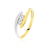 Bague Delphine Or Bicolore Diamant - Parures de mariage Femme | Marc Orian