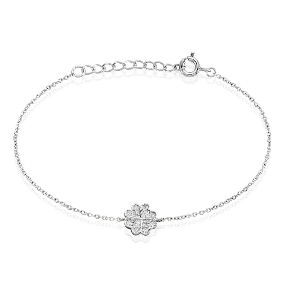 Bracelet Ottilie Argent Blanc Oxyde De Zirconium - Bracelets fantaisie Femme | Marc Orian
