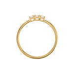 Bague Plaqu&eacute; Or Jaune Shalice Oxydes De Zirconium - Bijoux fantaisie Femme | Marc Orian