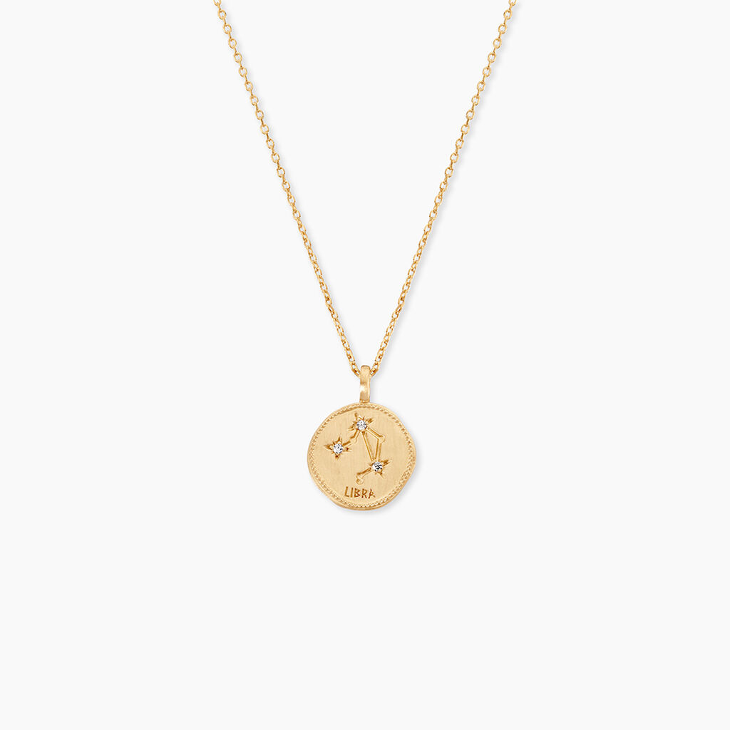 Collier Iago Plaqu&eacute; Or Oxydes De Zirconium - Colliers avec pierres Femme | Marc Orian