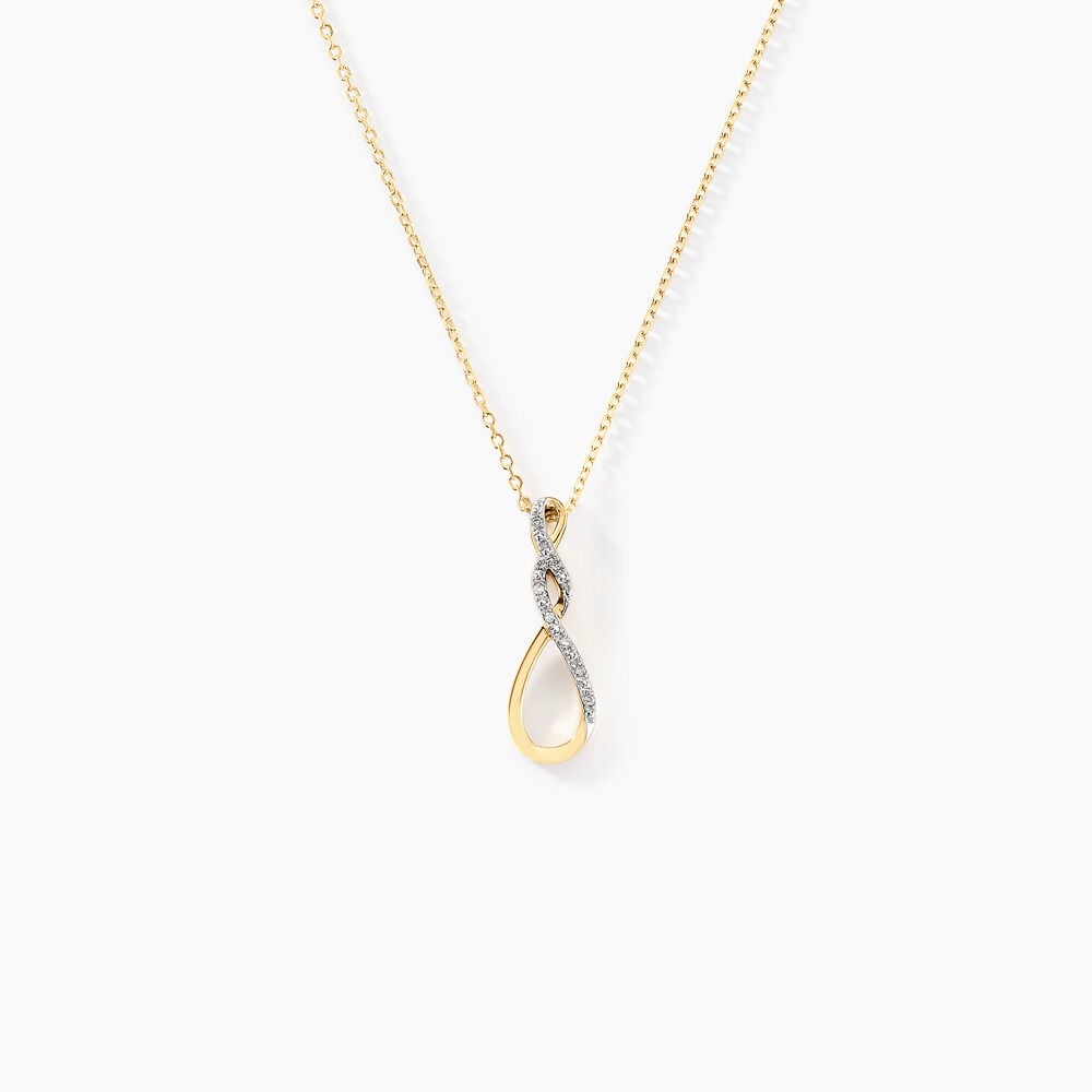 Collier Tunder Or Jaune Diamant - Colliers avec pierres Femme | Marc Orian