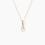Collier Tunder Or Jaune Diamant - Colliers avec pierres Femme | Marc Orian