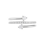 Bague Gait Argent Blanc Oxyde De Zirconium - Bijoux fantaisie Femme | Marc Orian