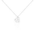 Collier Origami Argent Blanc - Colliers fantaisie Femme | Marc Orian