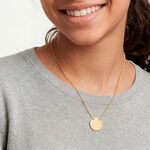 Collier Leana Pastille Gravable Or Jaune - Bijoux personnalis&eacute;s Enfant | Marc Orian