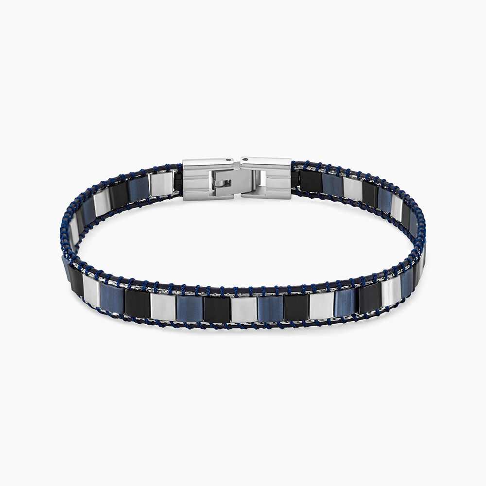 Bracelet Jourdan Layton Acier Argenté - Bracelets chaînes Homme | Marc Orian
