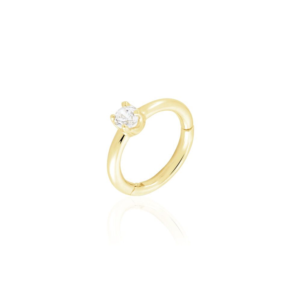 Piercing D'oreille Or Jaune Ailantie Oxyde De Zirconium - Piercing Hélix Femme | Marc Orian