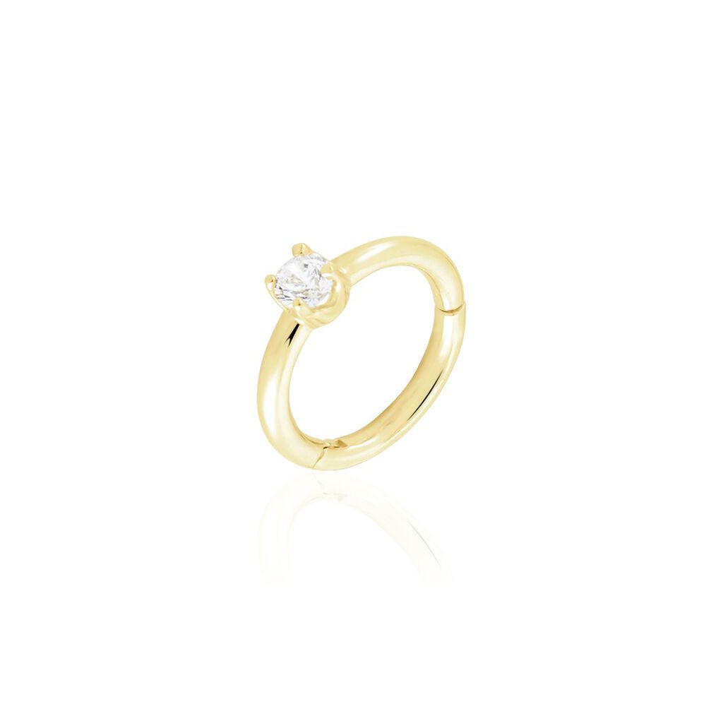 Piercing D'oreille Or Jaune Ailantie Oxyde De Zirconium - Piercing Hélix Femme | Marc Orian