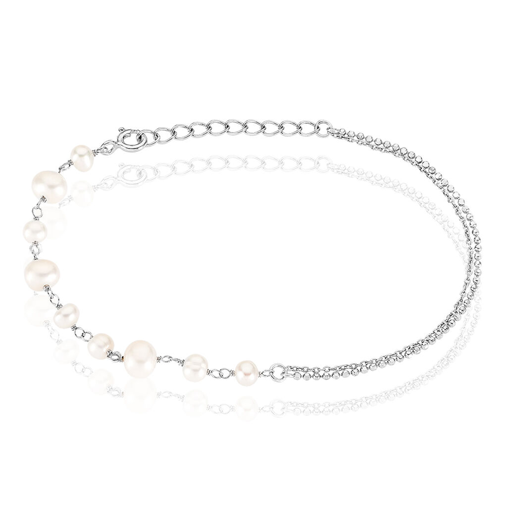 Bracelet Noa Argent Blanc Perle De Culture - Bracelets fantaisie Femme | Marc Orian