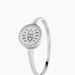 Bague Mystic Argent Blanc - Bijoux fantaisie Femme | Marc Orian