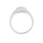 Bague Chou Or Blanc Diamant - Bagues fian&ccedil;ailles Femme | Marc Orian