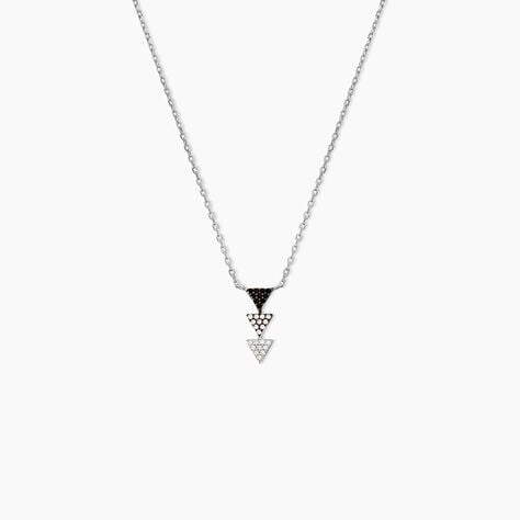 Collier Chleo Argent Blanc Oxyde De Zirconium - Colliers avec pierres Femme | Marc Orian