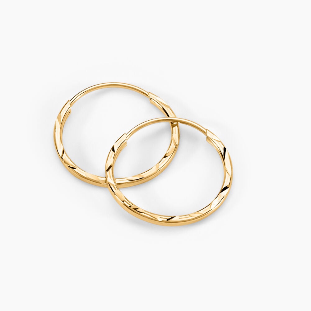 Cr&eacute;oles Valerina Or Jaune - Cr&eacute;oles Femme | Marc Orian