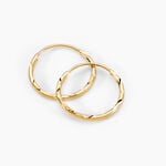 Cr&eacute;oles Valerina Or Jaune - Cr&eacute;oles Femme | Marc Orian