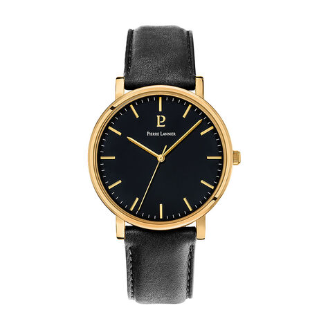 Montre Pierre Lannier Essential Noir - Montres classiques Homme | Marc Orian