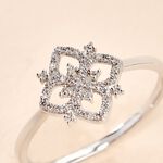 Bague Vasya Or Blanc Diamant - Bagues pierres pr&eacute;cieuses Femme | Marc Orian