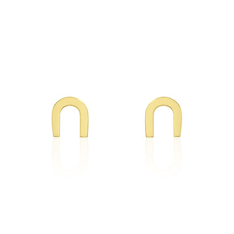 Boucles D'oreilles Puces Or Jaune - Clous d'oreilles Femme | Marc Orian