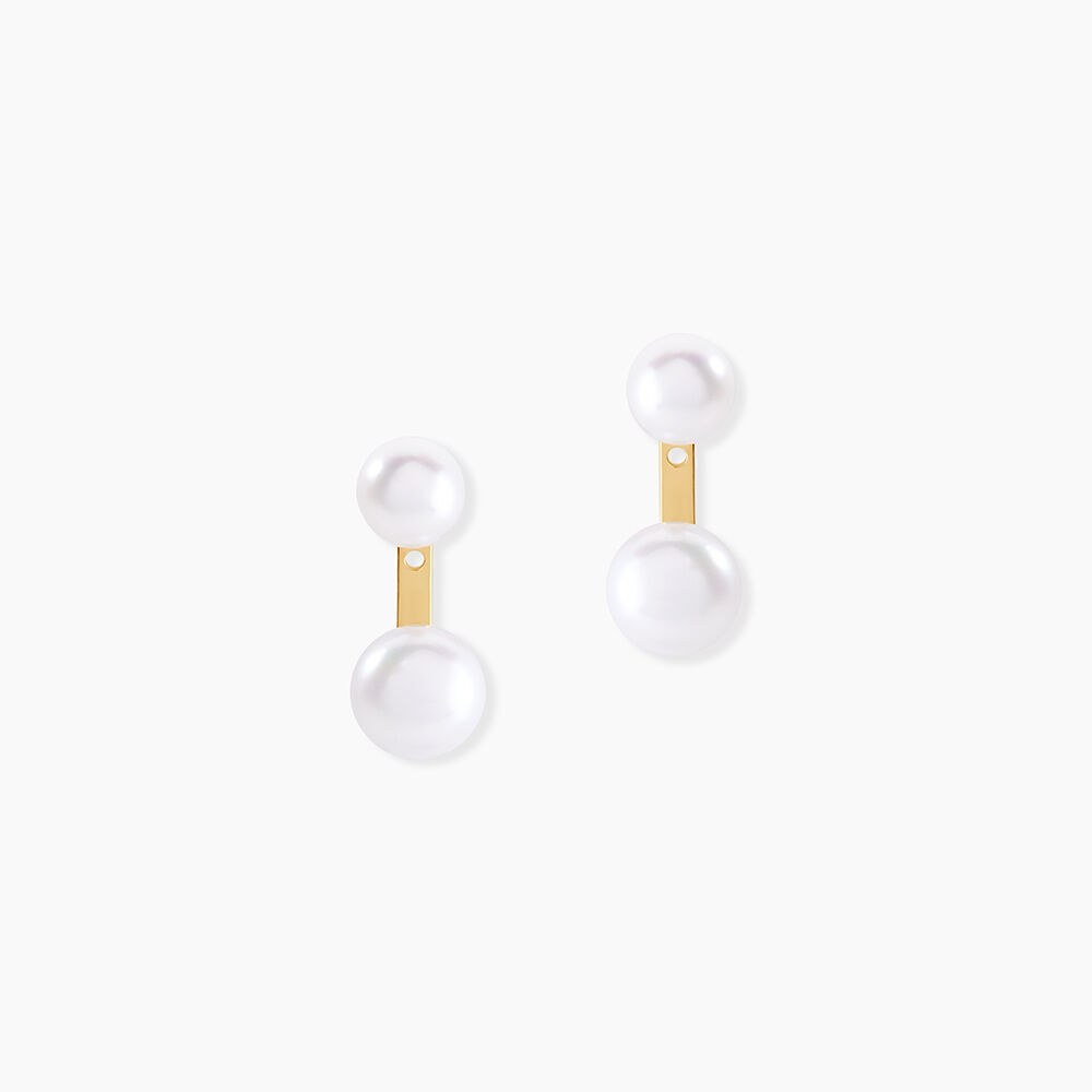 Bijoux D'oreilles Seona Or Jaune Perle De Culture - Piercings d'oreilles Femme | Marc Orian