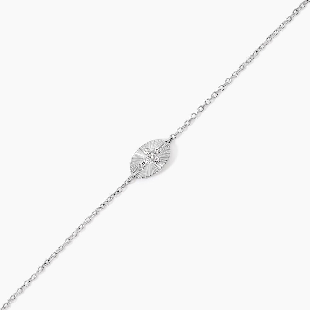 Bracelet Erell Argent Blanc Oxyde De Zirconium - Bracelets fantaisie Femme | Marc Orian