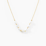 Collier Bron Or Jaune Perle De Culture - Colliers avec pierres Femme | Marc Orian