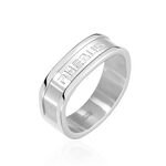 Bague Phebus Him Classique Acier Blanc - Bijoux fantaisie Homme | Marc Orian