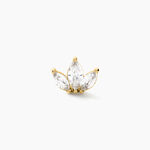 Piercing Gandie Acier Jaune Oxyde De Zirconium - Bijoux fantaisie Femme | Marc Orian