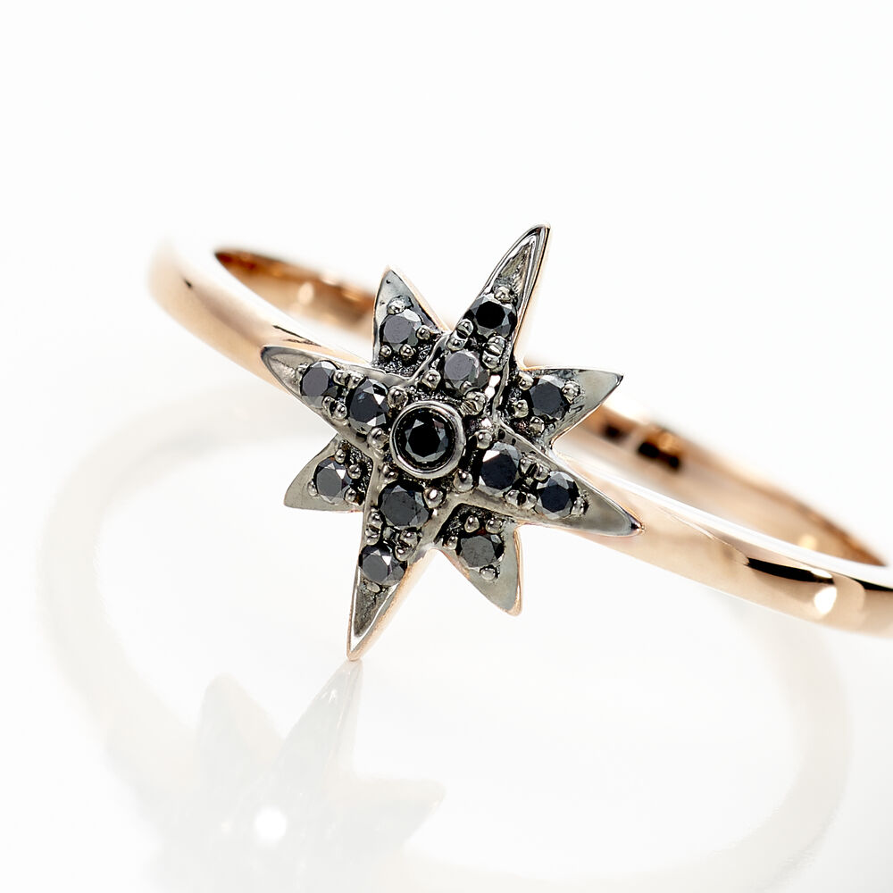 Bague Laetia Or Rose Diamant - Bagues pierres précieuses Femme | Marc Orian