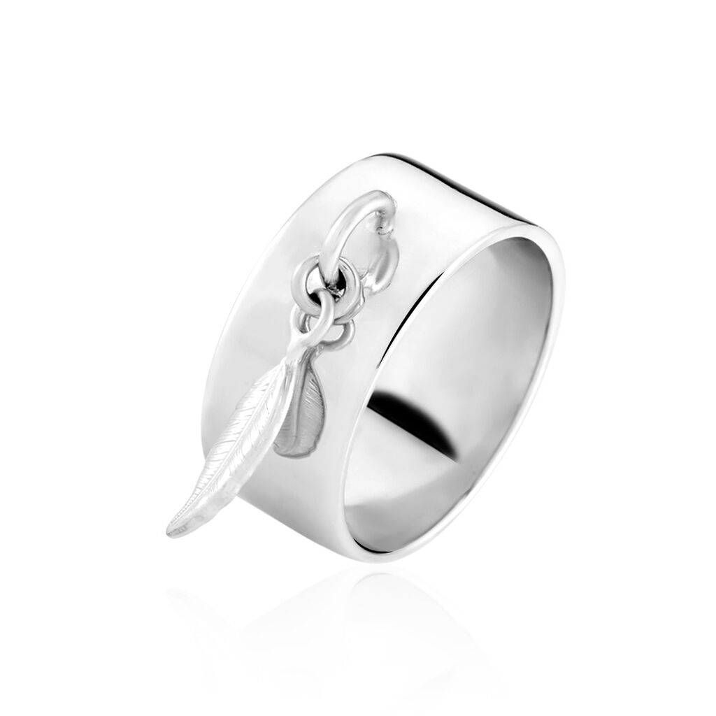 Bague Argent Blanc Psara - Bagues breloque Femme | Marc Orian