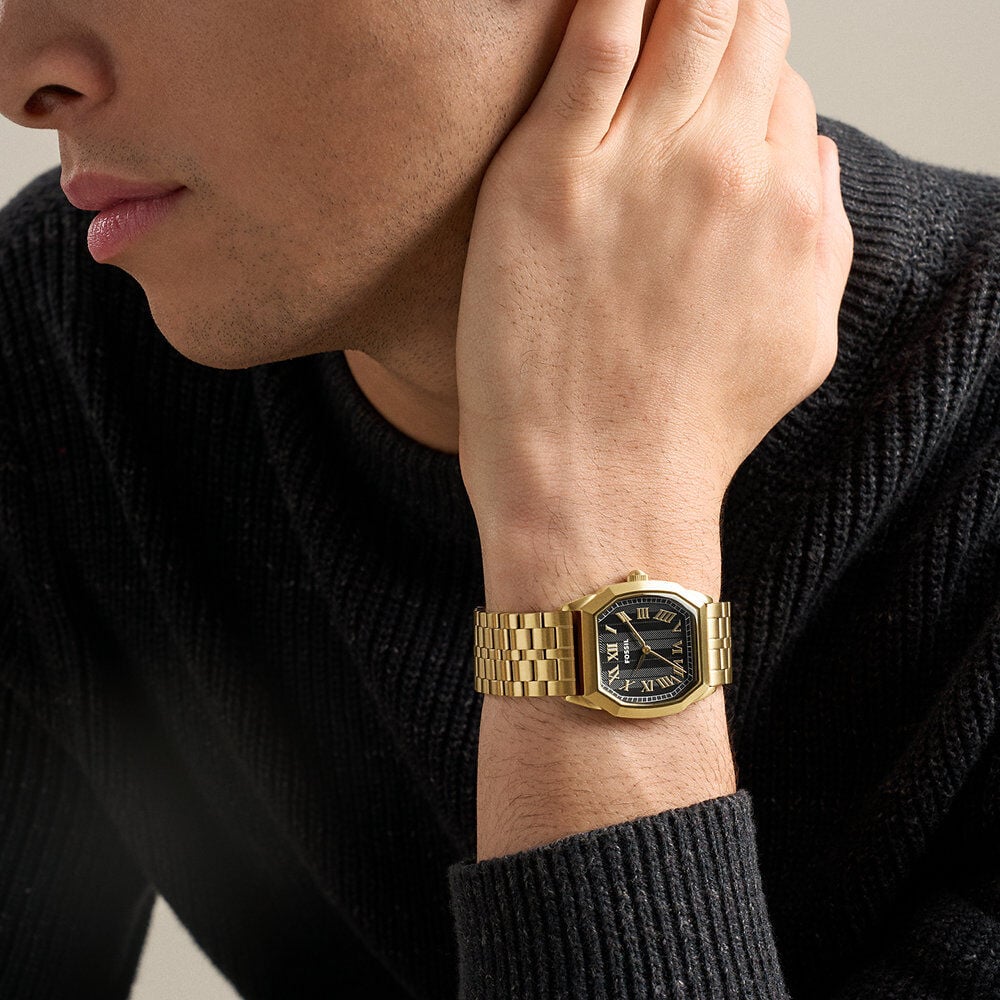 Montre Fossil Harlow Homme Noir - Montres &eacute;tanches Homme | Marc Orian