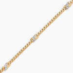 Bracelet Lamyae Plaqu&eacute; Or Jaune Oxyde De Zirconium - Bracelets cha&icirc;nes Femme | Marc Orian