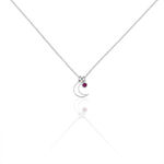 Collier Spirit Argent Blanc Oxyde De Zirconium - Colliers avec pierres Femme | Marc Orian