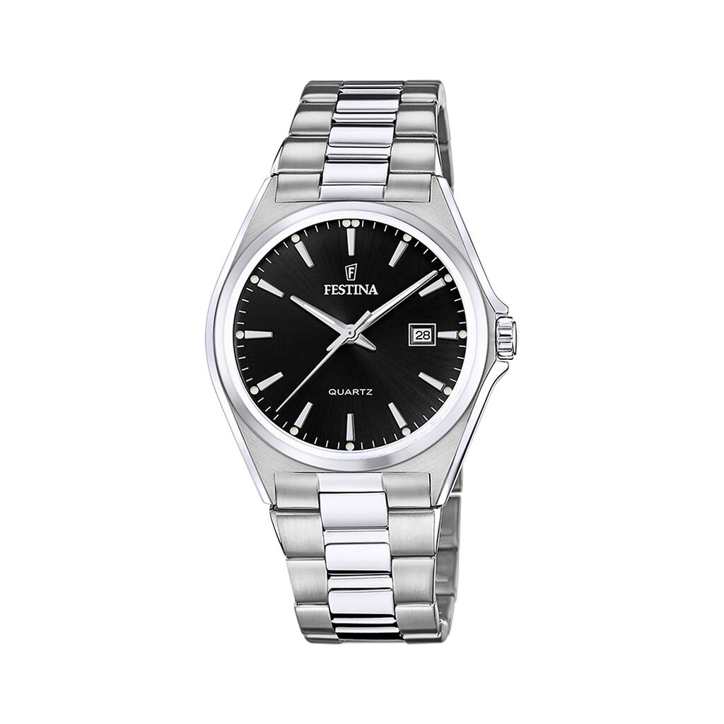 Montre Festina Classics 40 Noir - Montres &eacute;tanches Homme | Marc Orian