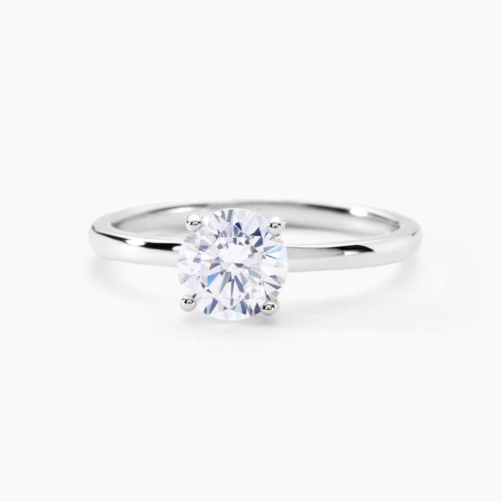 Bague Solitaire Stella Argent Blanc Oxyde De Zirconium - Bijoux fantaisie Femme | Marc Orian