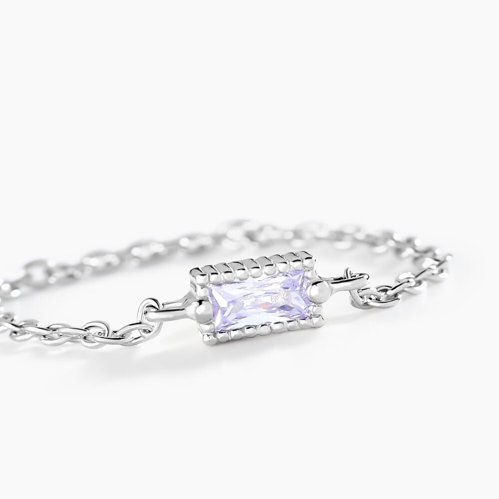 Bague Lipa Argent Blanc Oxyde De Zirconium - Bijoux fantaisie Femme | Marc Orian